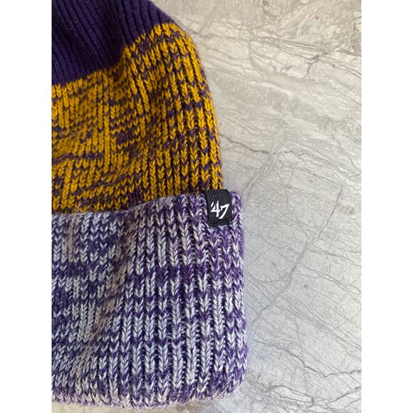 Minnesota Vikings '47 Brand NFL Football Winter Hat/Beanie - Picture 3 of 6
